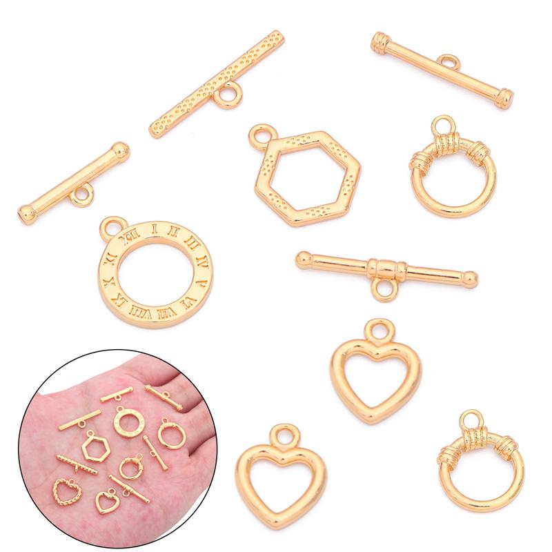 1 компл./пакет, медные застежки с пряжкой OT для DIY, ожерелье, браслет, серьги, изготовление ювелирных изделий, аксессуары для рукоделия