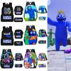 Rainbow Friends Cartoon Backpack For Kids 20l Capacity Oxford Fabric Breathable And Waterproof