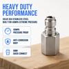 Silver Quick Connect Fitting Stainless Steel High Pressure Fitting  Industrial Use