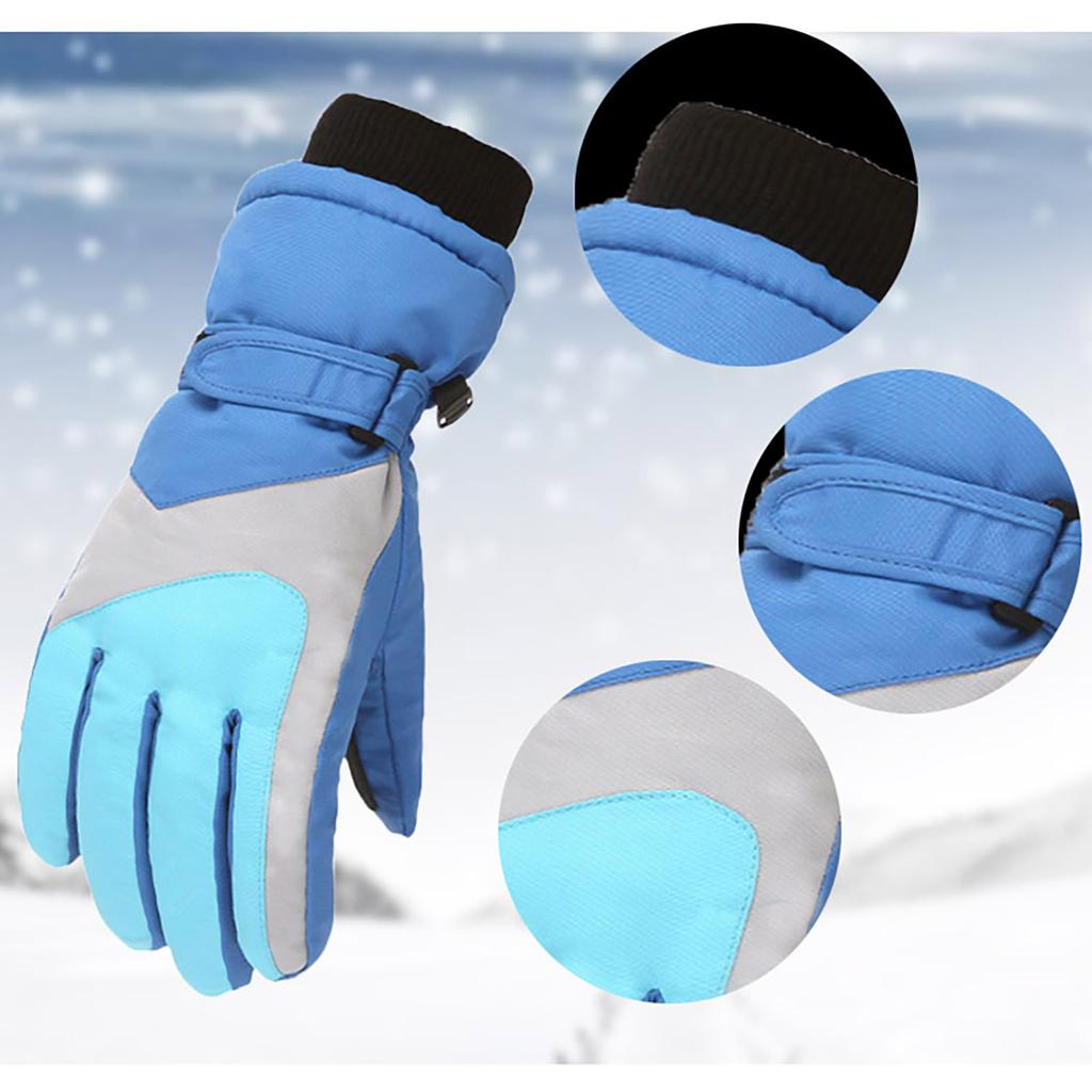 Children's Outdoor Ski Gloves Cycling Gloves Winter Mountaineering Warm Gloves Waterproof