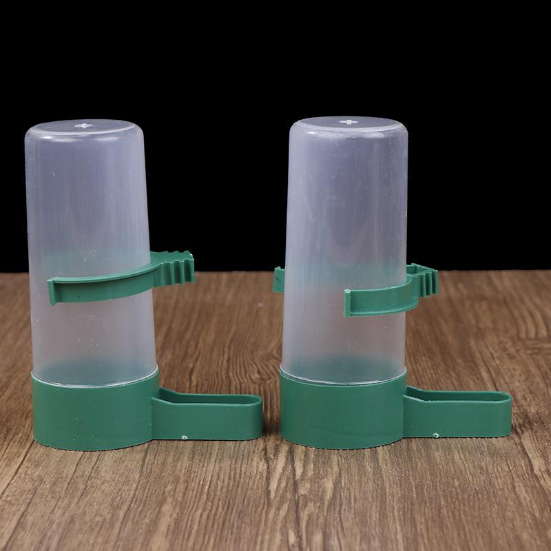 2 шт. кормушка для птиц, пластиковая, автоматическая, поилка, фонтан, бутылка для воды для попугаев, миски, принадлежности для птиц