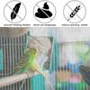 Универсальный чехол для клетки для птиц, юбка-сетка, сетка для попугая из нейлоновой сетки, защитная сетка, воздухопроницаемая сетка для клетки, эластичная юбка для круглых и квадратных клеток