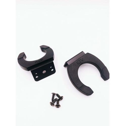 Wyvern Audio Microphone Wall Hanger Hook Bracket Clamp for Karaoke, Live Houses, and Studios [Set of 2 for 1 Microphone] (Type B)