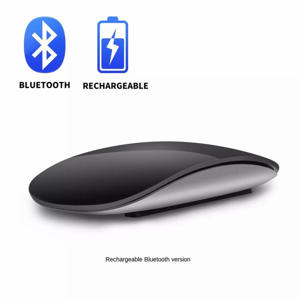 Беспроводной дизайн Ультратонкая Magic Mouse Bluetooth 5.0 Беспроводная мышь Тихие Мультисенсорные мыши Для Ноутбука Ipad Mac PC Macbook