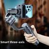 F6 Three-axis Mobile Phone Gimbal Anti-shake Handheld Stabilizer Intelligent Video Live Vlog Shooting Artifact