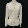 Italy Aida Barni Cashmere 100% Cardigan Women M Ivory Sweater Tops(USED)