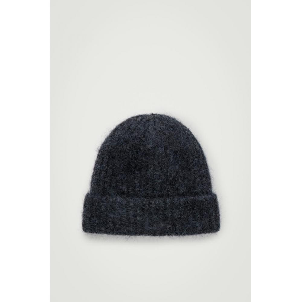 COS Japan Mohair Blend Ribbed Beanie