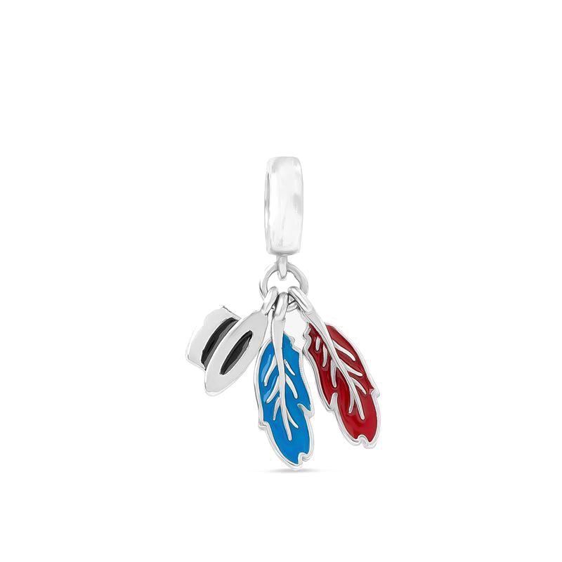 New 925 Silver Charm Bracelet Forest Series Jewelry for Women Four-leaf Clover Man-eating Flower Design Accessories