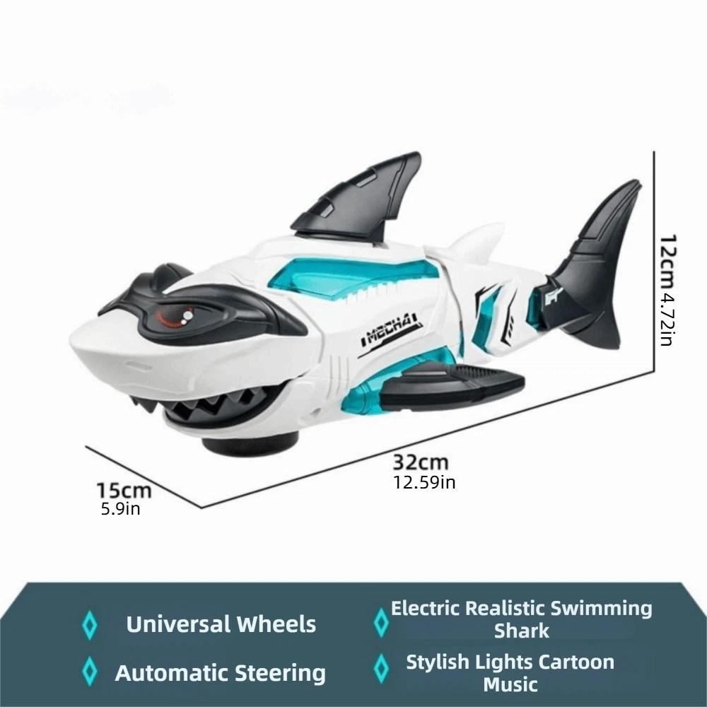 Music Light Electric Spray Crawling Crab Sound Effects Electric Shark Robotic Toy Children's Toys