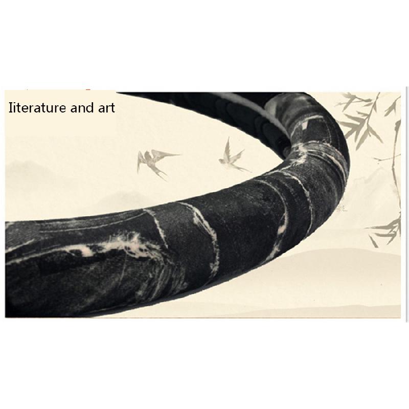 Новая универсальная короткая плюшевая оплетка на руль, флокированная, для автомобильной ручки, теплая и нескользящая