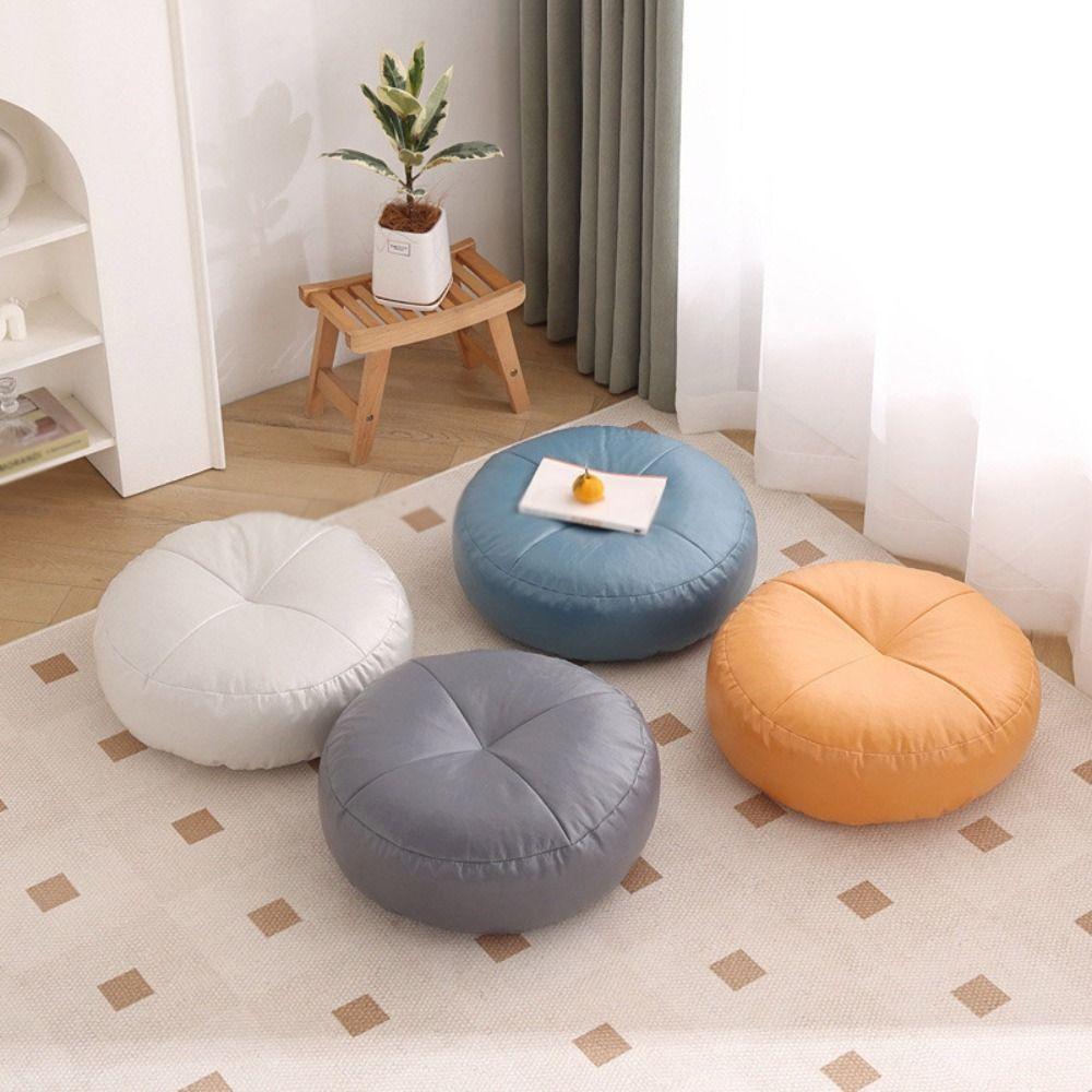 Non-Slip Tatami Mat Leather Futon Tech Fabric Floor Footstool Bay Window