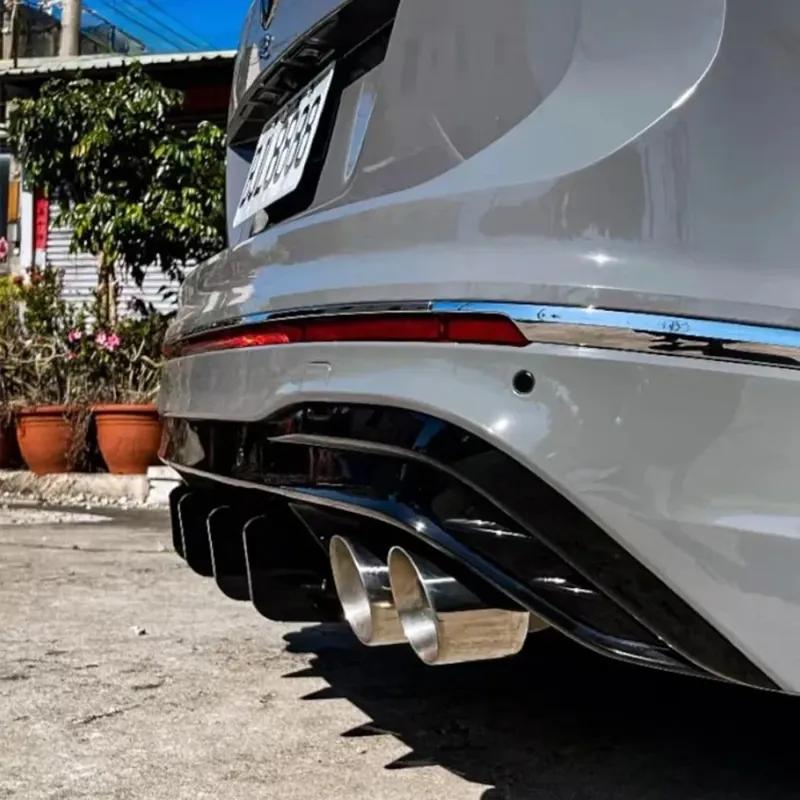 Для Volkswagen VW Tiguan R/R-line/стандарт 2017 2018 2019 2020 2021 2022 2023 2024 Задний Бампер Диффузор Губа Сплиттер Комплект Обвеса