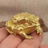 Decorative Golden Ornament Elegent Style Retro Auspicious Good Meaning Money Party Frog Statue Gifts For Household Decoration