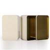 Solid Color Tea Container Square Empty Cans Gift Jars Card Box  Home Storage