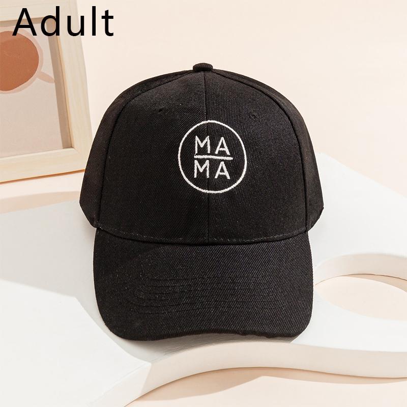 Новая Детская Мама Буквы Мини Папа Бейсболка Уличная Женская Детская Snapback Кепка Папы Мужская Регулируемая Защита от Солнца Кепки Тракер