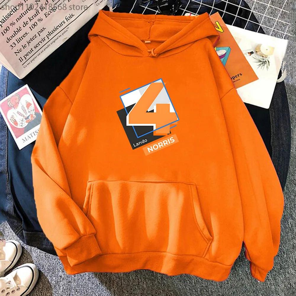 Мужская одежда F1 Hoodies Number 4 Sweatshirt Y2k Clothes Осень Зима Женская Унисекс Streetwear Длинный рукав Top