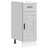VidaXL Armoire de cuisine Porto gris béton bois d'ingénierie 853941