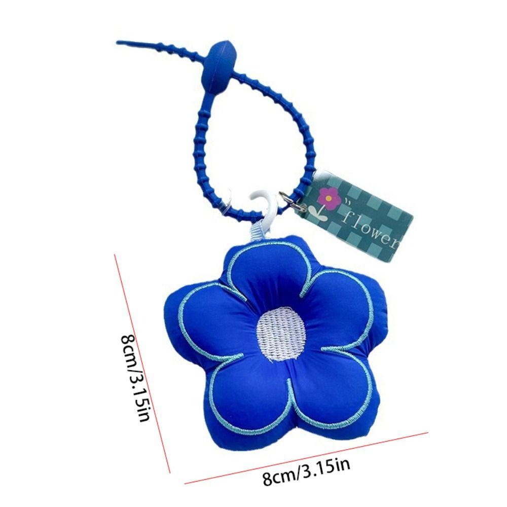 Key Chain Stuffed Sunflower Pendant Jewelry Fabric Flower Bag Pendant Backpack Charms
