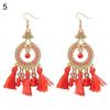 Women Vintage Boho Tassels Pendant Drop Dangle Hook Earrings Eardrop Jewelry