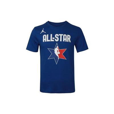 Футболка All-Star Dri-Fit Nba с принтом и круглым вырезом, мужские топы, синий фонарь DC3497-495