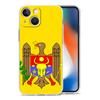 Чехол для телефона iPhone 17 Air Cases iPhone 16 15 12 13 14 Pro Max SE 7 8 Plus iPhone11 Прозрачный Мягкий Чехол Флаг Молдовы