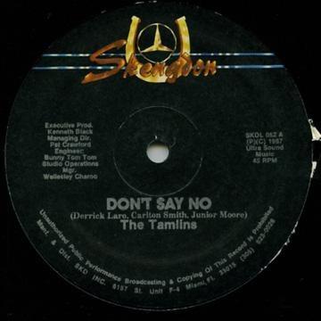12-дюймовая пластинка TAMLINS - Don't Say No SKDL052 Skengdon 1987 Ямайка Регги, Ска и Даб Б/у
