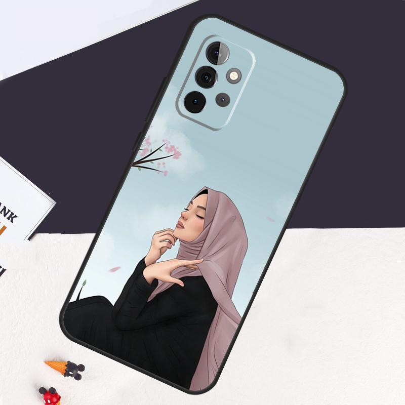 Мусульманский Исламский Арабский Хиджаб Чехол для Девочки для Samsung Galaxy A05 A06 A26 A16 A56 A36 A22 A32 A52 A54 A34 A14 A55 A15 A53 A33 A35