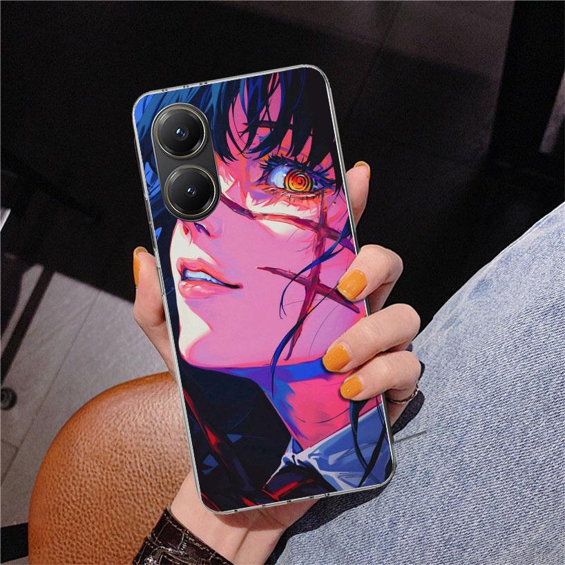 Чехол для телефона Chainsaw Man Yoru War Devil для Xiaomi Poco X7 X6 X5 Pro F7 Ultra Redmi 15C 15 13C 13 12C 12 10 10A 10C 9 9A 9C 9T