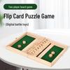 Wooden Flip Board Table Game: Interactive Two-Player Puzzle for Children & Adults