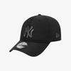 New Era Mlb New York Yankees Нейлон Металл Неструктурированная Бейсболка Черный