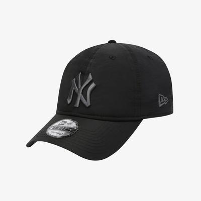 New Era Mlb New York Yankees Нейлон Металл Неструктурированная Бейсболка Черный