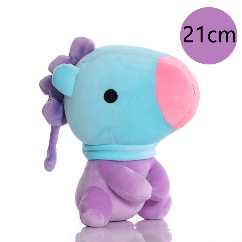 B-T-21 Plush Toy Tata Koay Shooky Mang Cooky Cartoon Animal Backpack Key Mobile Phone Pendant Office Toys Friend Gift