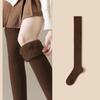 Женские осенние гольфы выше колена, зимние модные толстые очень длинные чулки, гетры