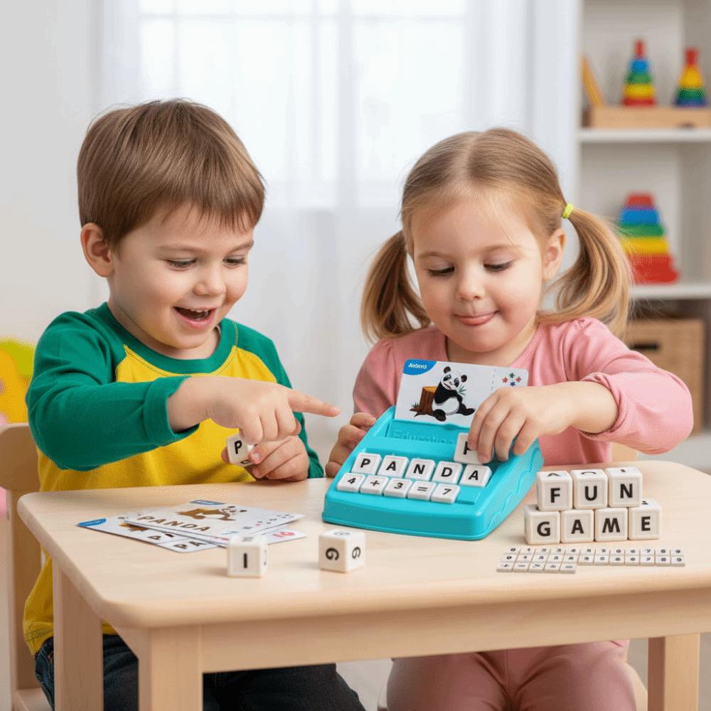 Spelling Practice Number Cognition Early Math Game Paper Sight Words Spelling Game  Children'S Gift