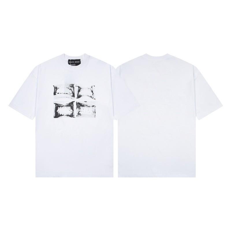 2025 Loose Fit Short Sleeve T-Shirt Men Women Cartoon Letter Print Casual Top