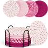 8PCS/Set Cotton Rope Woven Coaster with Holder Table Insulating Mat for Cup Bowl Resistant Coffee Shop Desktop Protection Pad