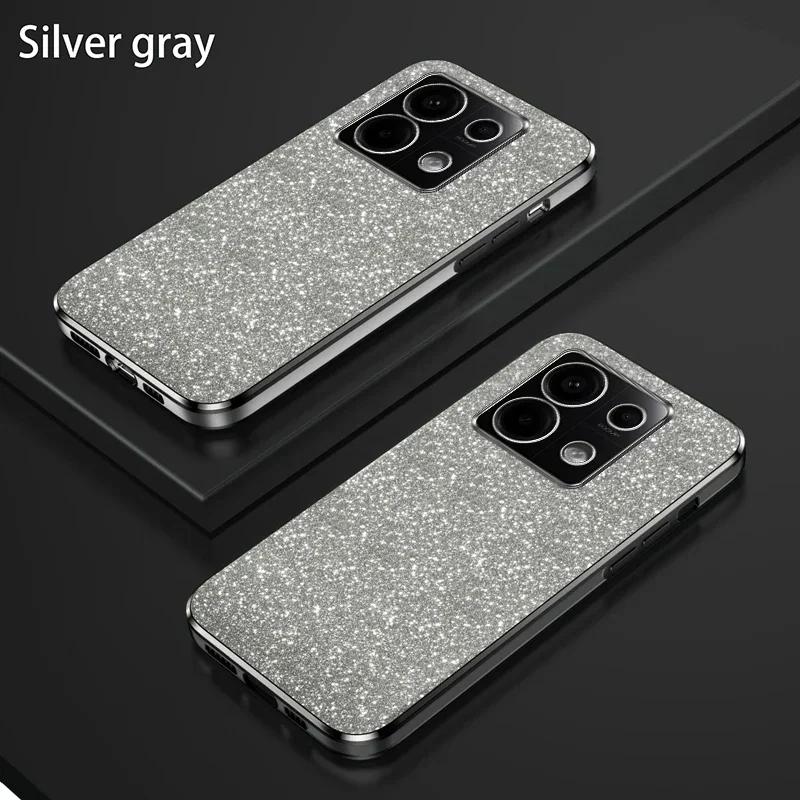 Для POCO X7 F7 Pro Силиконовый чехол с блестящим покрытием Для Xiaomi POCO X7 X6 M6 F6 F5 Pro Мягкая задняя крышка Чехол