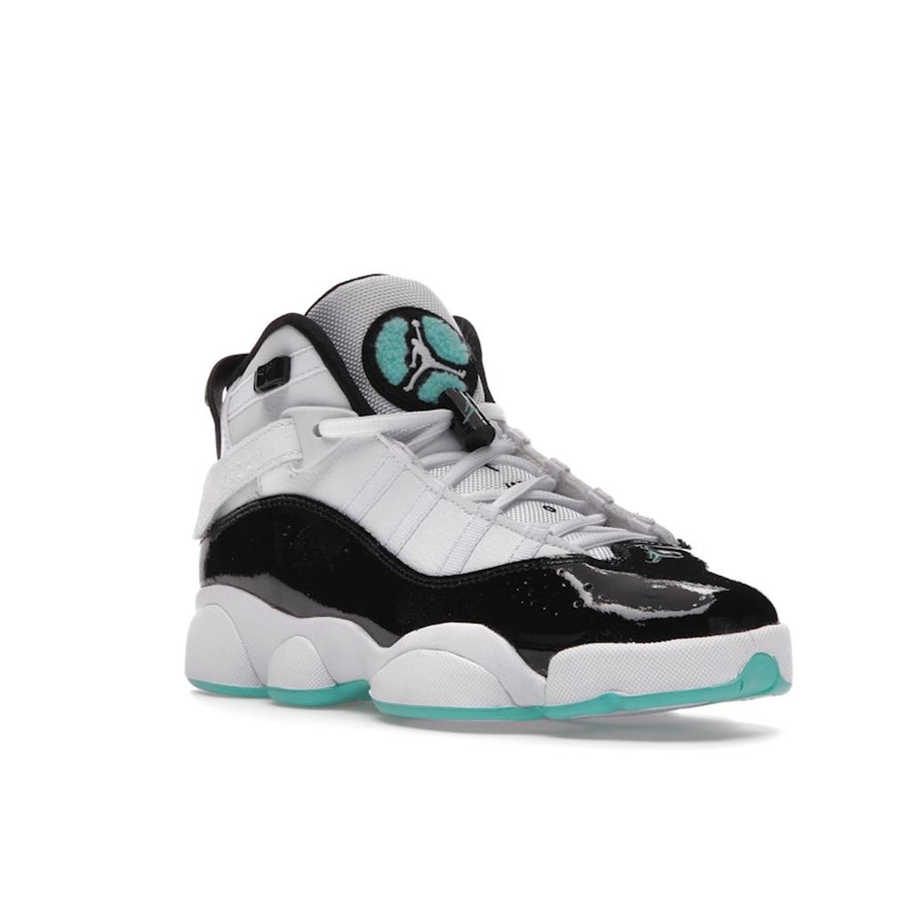 Air Jordan 6 Rings GS Tropical Twist Kids Sneakers White 323419-115