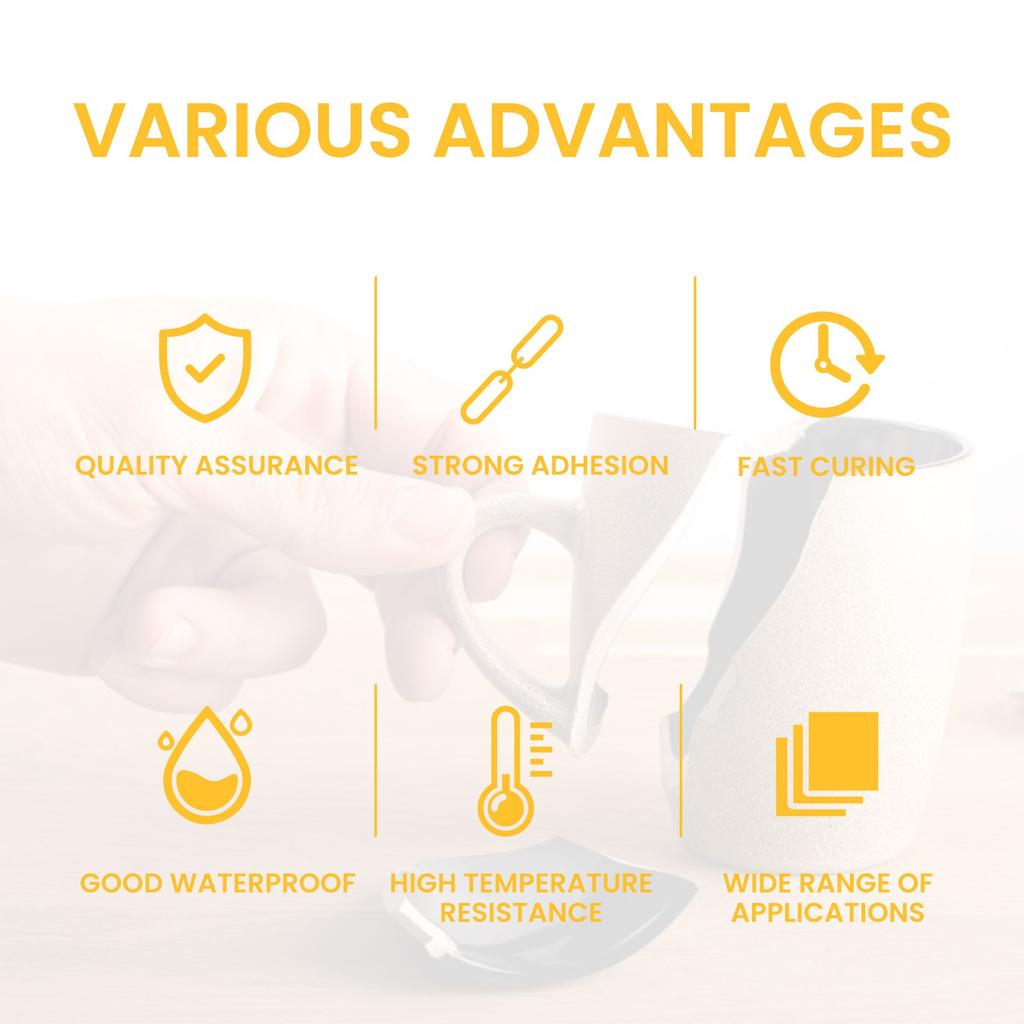 Glue Strong Welding  Fast-drying Natural Curing Glue Plastic Metal-glass Strong Glue 100ml