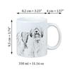 Polish Lowland Sheepdog, PON, Valee Sheepdog - cup with a dog, cute cup with graphics, a gift with your photo from the Art-Dog brand