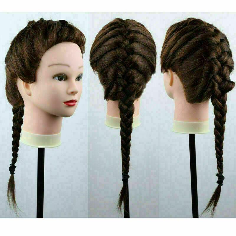 Профессиональная голова манекена, человеческие волосы, парикмахерская, Практика, прическа, кукла-парикмахер