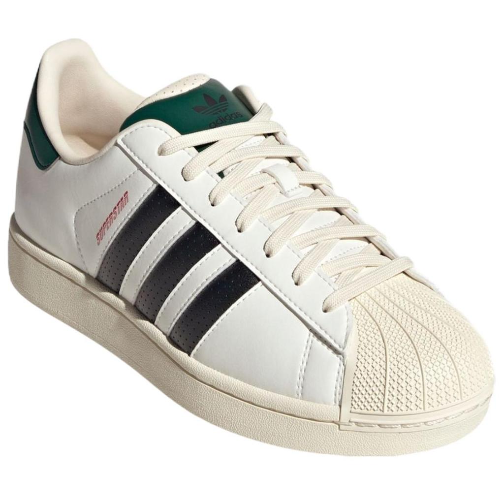 adidas Originals Superstar Универсальные Удобные Прочные Низкие Кеды для Скейтбординга Унисекс Кроссовки Белый Черный Зеленый JP9188