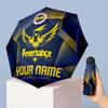Fenerbahçe FC Manual Five Fold 8 Rib Umbrella Support Custom Text, Lightweight Travel Umbrella