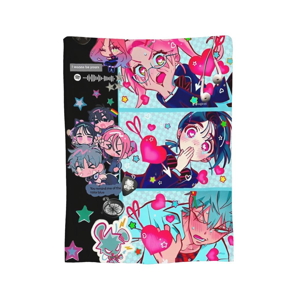 Инопланетная сцена Аниме Плед Фланелевый Мизи Суа Тилл Иван Хюна Лука Легкий Накидной Плед для Путешествий на Самолете Постель Коврик