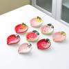Cute Soap Storage Box Strawberry Soap Tray Decorative Storage Rack Ceramic Soap Box Household