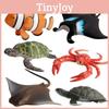Имитация Акулы Черепахи Рыбы-клоуна Краба Косатки Морское Животное Модель Украшение Для Морских Тематических Украшений