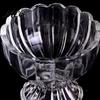 Yogurt Serving Cup Glass Dessert Bowl, Footed Ice Cream Cup, Small Vintage Transparent Container Parfait for Sundae, Fruit, Pudding, Condiment,
