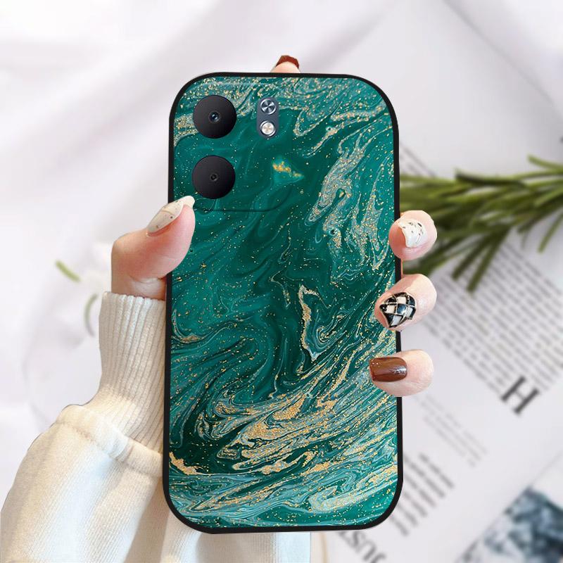 Чехол для OPPO A5X Модный Рисунок Черный Мягкий Силиконовый Чехол из ТПУ для OPPO A5X 5G CPH2733 OPPOA5X 4G CPH2725 Задняя Крышка Shell Capa