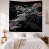 Gothic Style Wall Decor Tapestry Art For Pet Memorial Birthdaywedding Party Backdrop Family Gift
