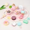 Wooden Afternoon Tea Play House Ice Cream Game, Children's Simulated Teapot Tea Set Interactive Kitchen Educational Toys